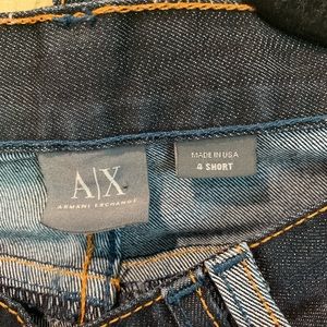 Women’s size 4 short jeans Armani Exchange